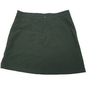 Patagonia  Skort Skirt‎ Shorts  Size 8 Womens Greyish Green *flaws*